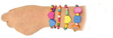 Colourful Wooden Bead Bracelets - Craft toy.