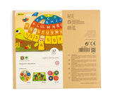 Wooden alphabet and number puzzle - Turtle