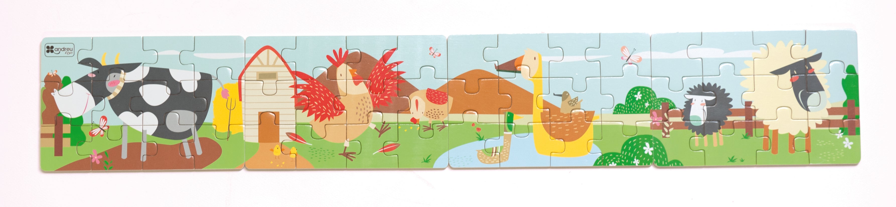 Farm Puzzle 4 in 1.