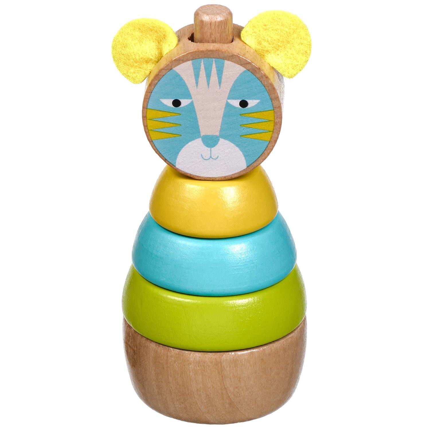 Cat stacker - educational wooden toy - T&M Toys