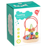 Ladybird wooden bead maze - T&M Toys