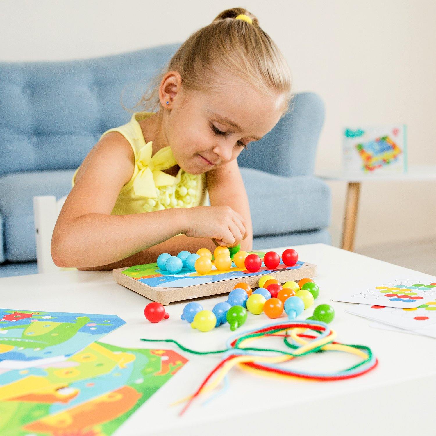 Color mosaic - wooden art kit - T&M Toys