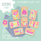 Bioplastic toys - Baby puzzle rooster educational toy.