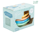 Bio plastic toy - 4 piece set of floating boats - T&M Toys