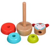 Mouse stacker - wooden toy set - T&M Toys