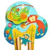 Sly monkey - wooden wall toy - T&M Toys