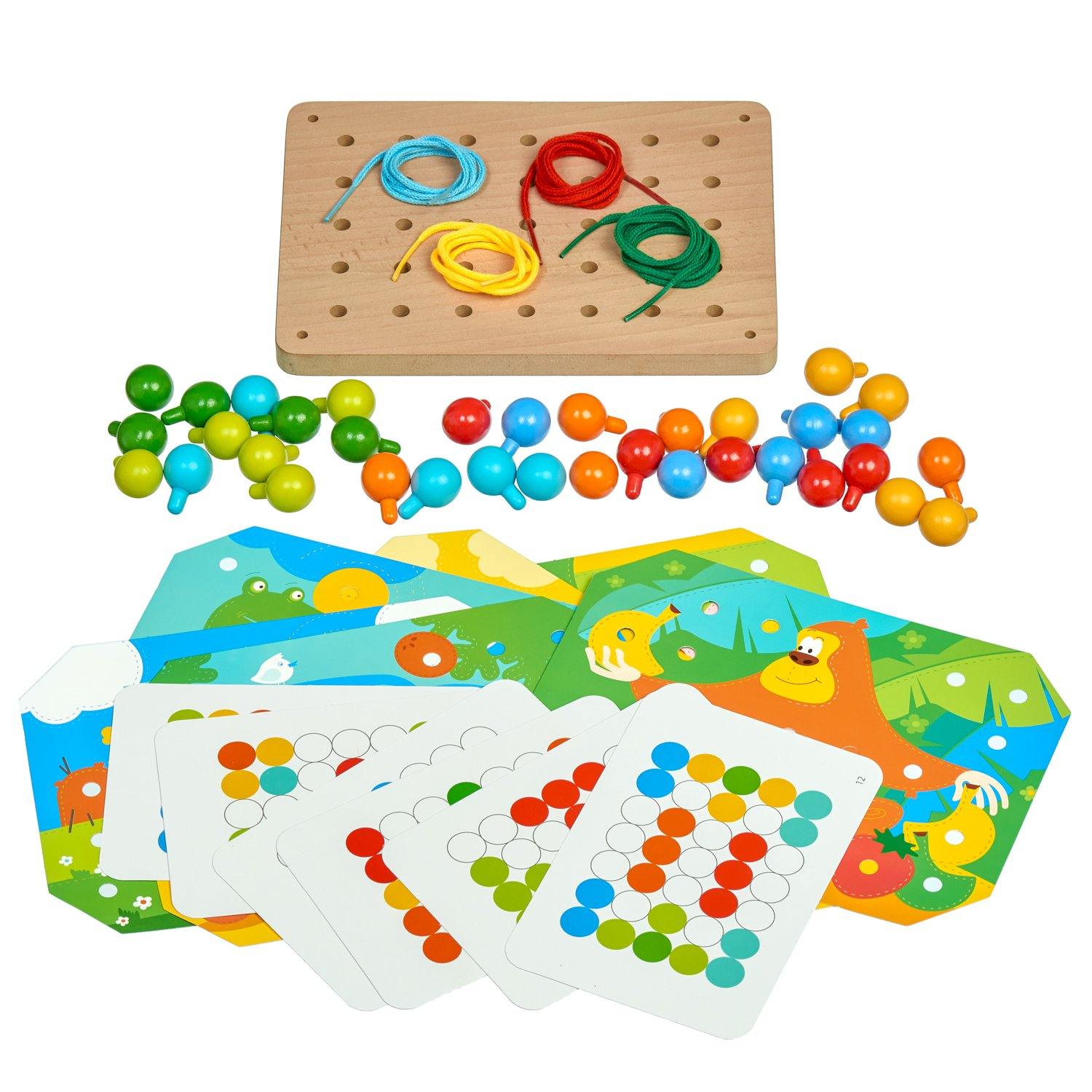 Color mosaic - wooden art kit - T&M Toys
