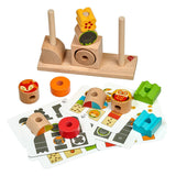 Day and night game wooden toy set - T&M Toys