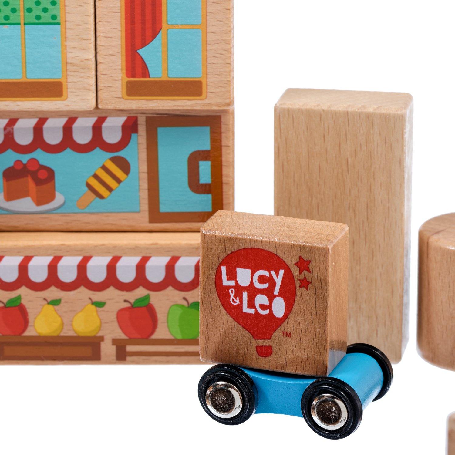 Mixed blocks - 25 piece wooden toy set - T&M Toys