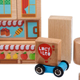 Mixed blocks - 25 piece wooden toy set - T&M Toys