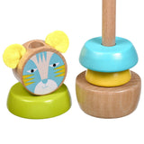 Cat stacker - educational wooden toy - T&M Toys