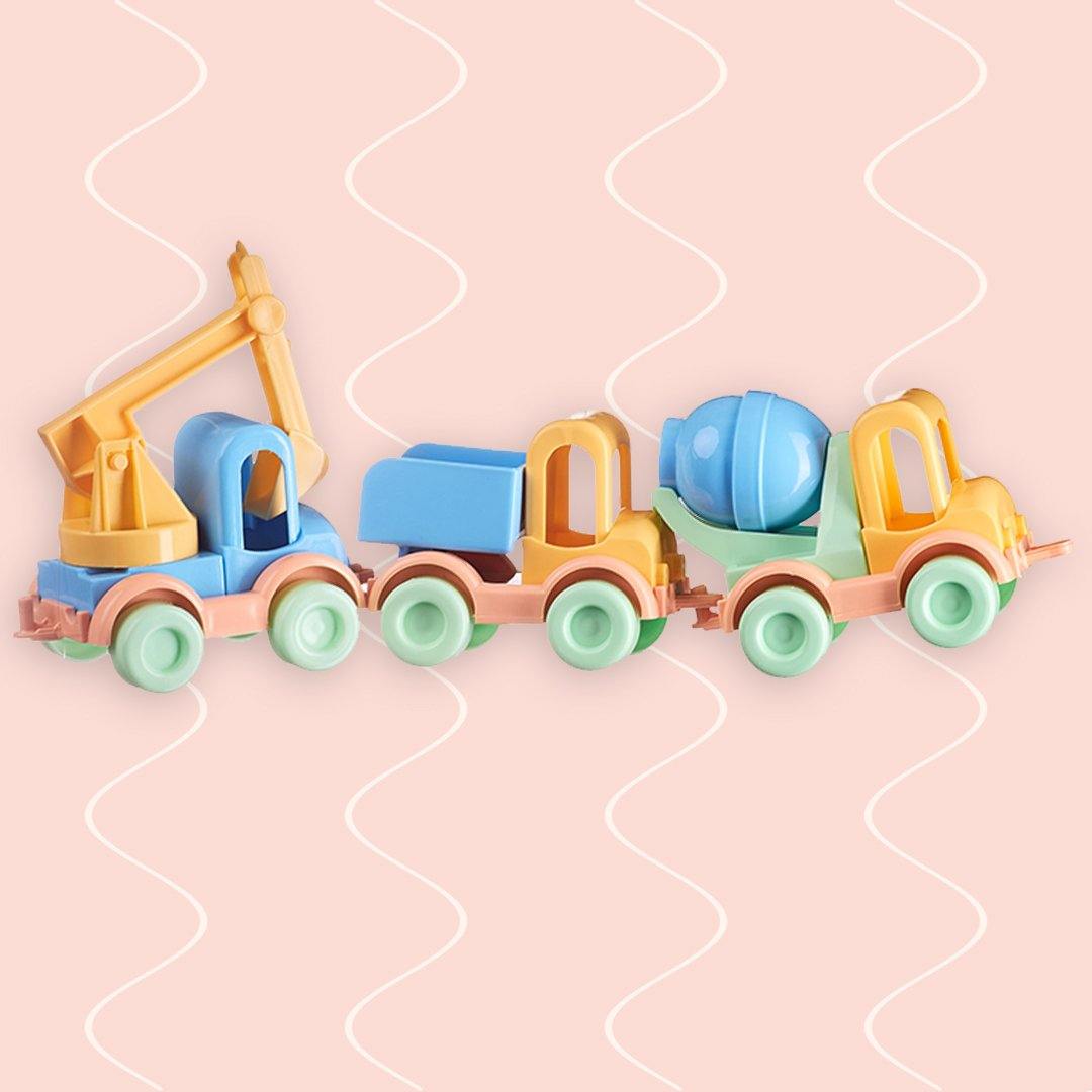 Bio plastic - 3 piece vehicle fun toys - T&M Toys