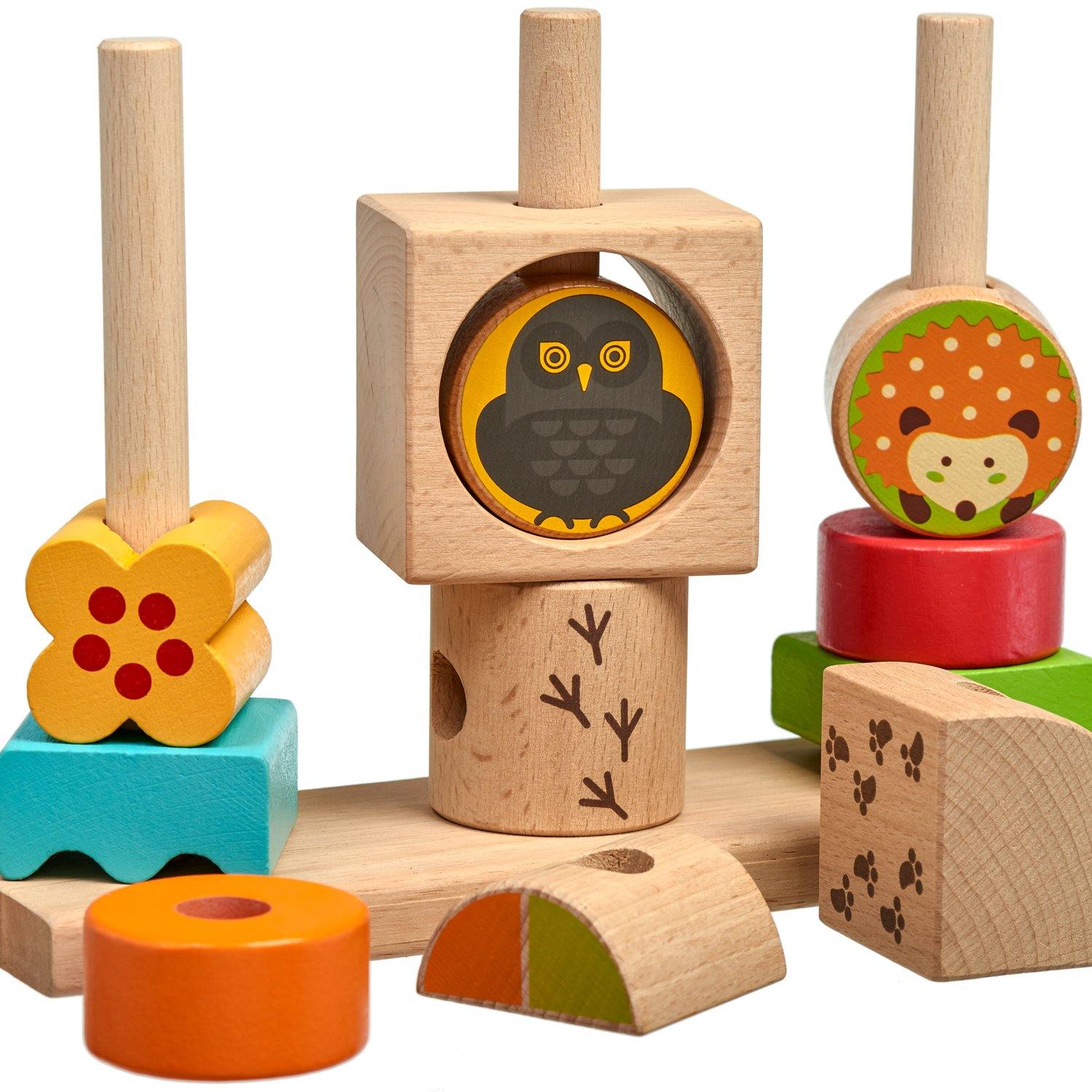 Day and night game wooden toy set - T&M Toys