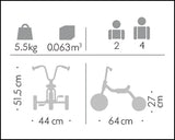 Performance heavy duty Trike 2-4 Years - Outdoor toy.
