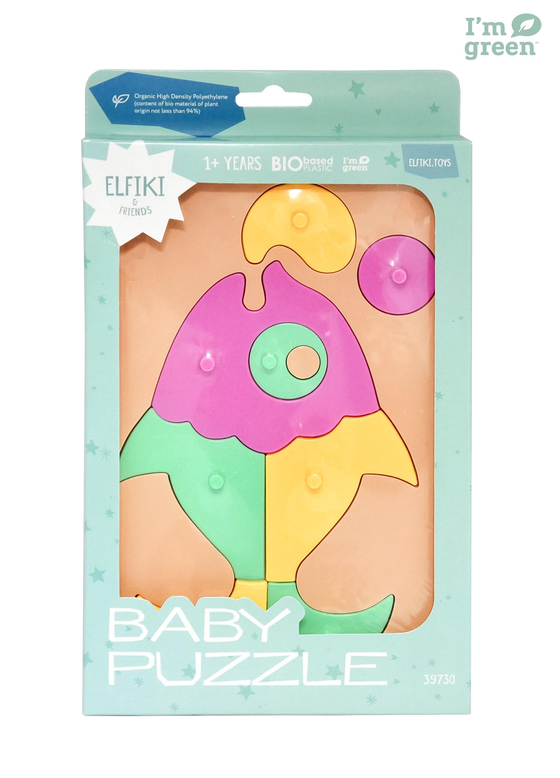 Bioplastic toys - Baby puzzle bubble fish educational toy. - T&M Toys