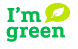 Bio plastic - I'm green eco friendly badge - T&M Toys