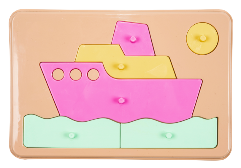 Bioplastic toys - Baby puzzle ship educational toy. - T&M Toys
