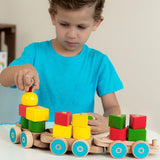 Wooden little chick train - Educational toy