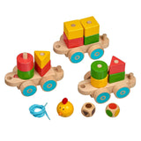 Wooden little chick train - Educational toy - T&M Toys