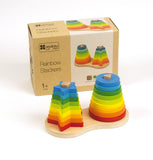 Rainbow Stackers - Wooden toy.