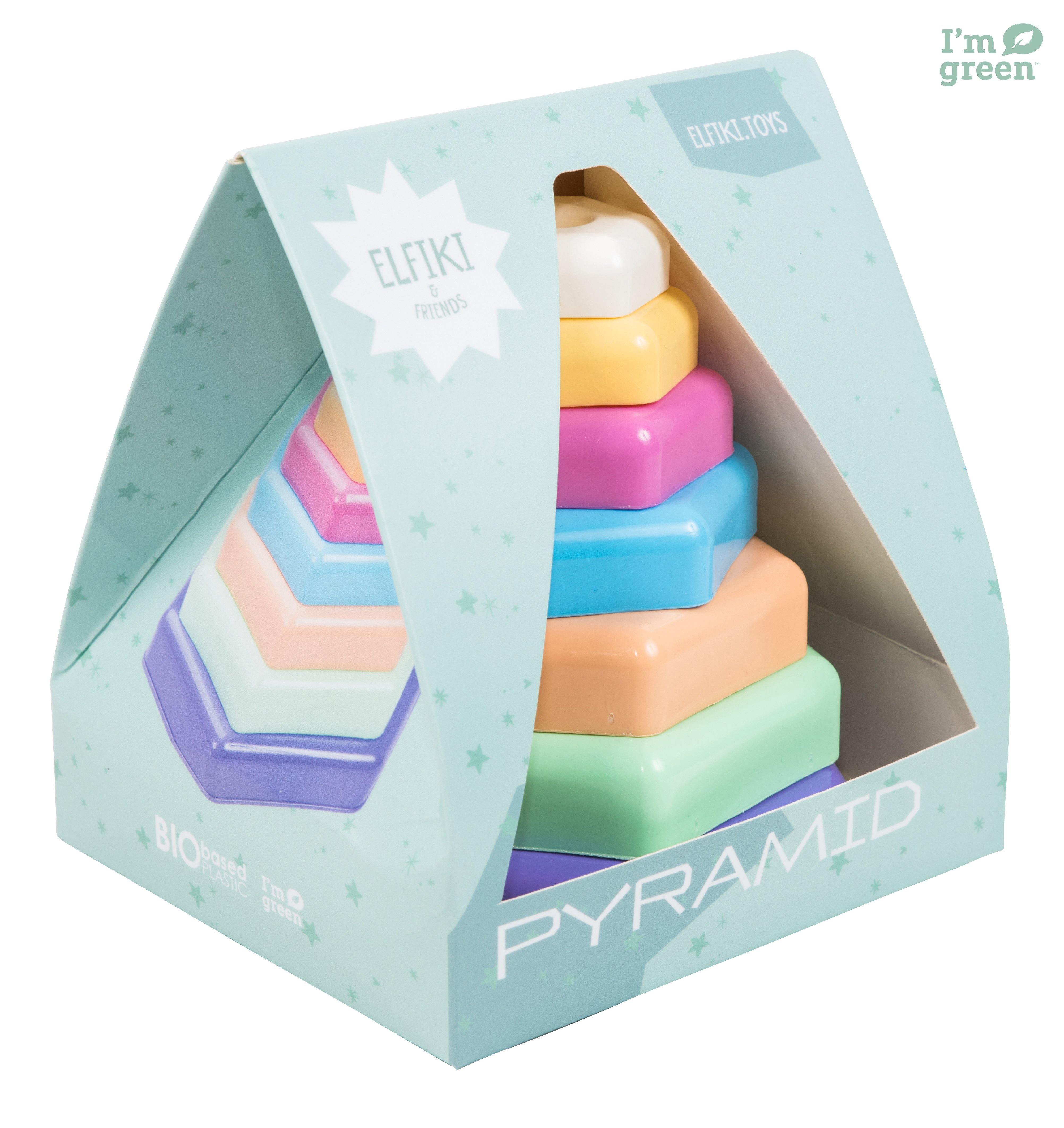 Bio plastic - Toy pyramid educational toy - T&M Toys
