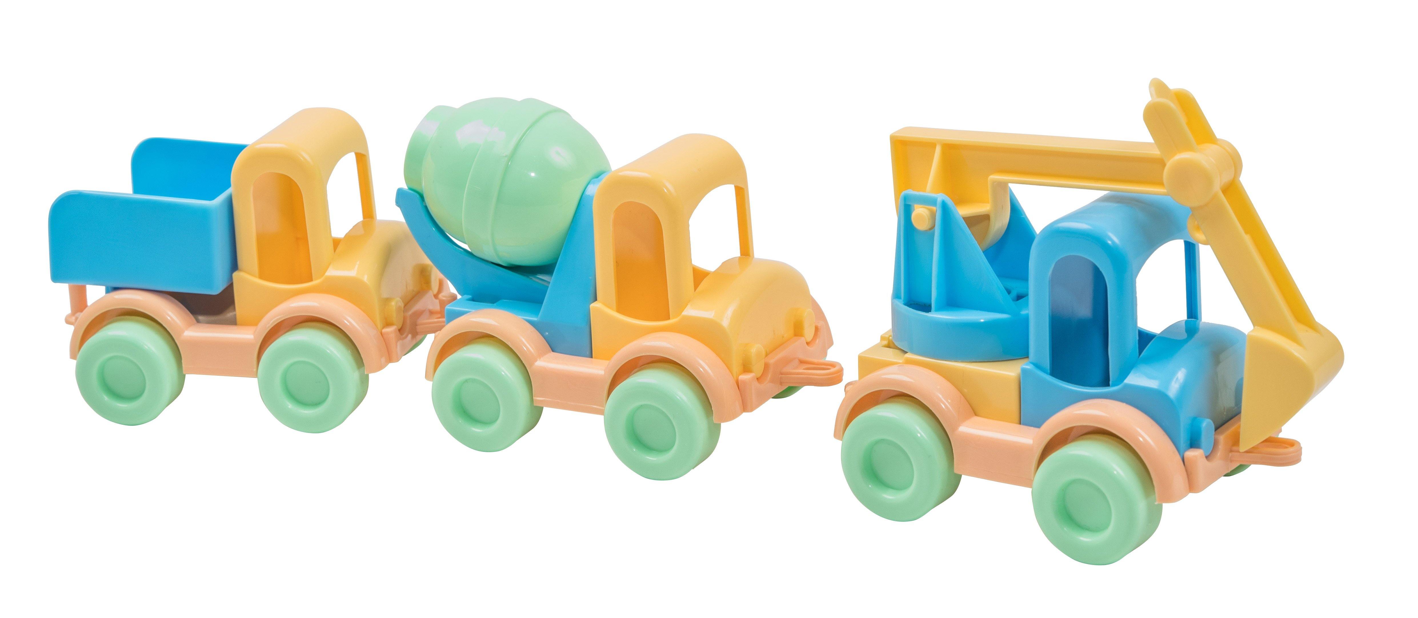 Bioplastic toys - 3 piece vehicle set. - T&M Toys