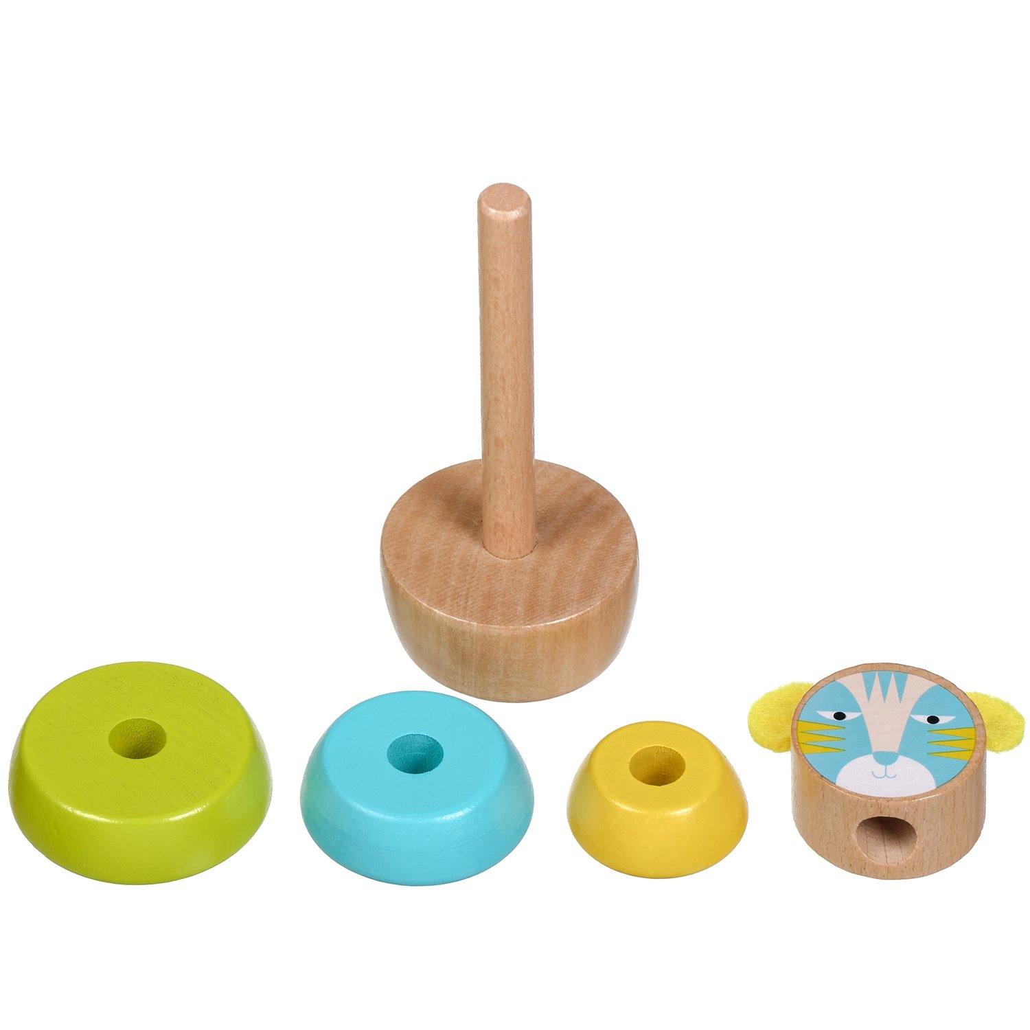 Cat stacker - educational wooden toy - T&M Toys