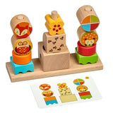 Day and night game wooden toy set - T&M Toys