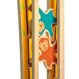 Sly monkey - wooden wall toy - T&M Toys