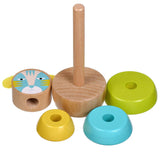 Cat stacker - educational wooden toy - T&M Toys
