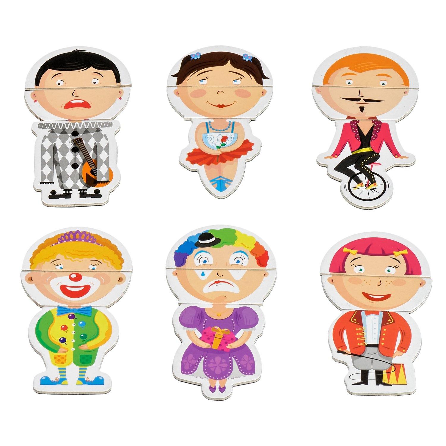 Circus emotions - magnetic figures - T&M Toys