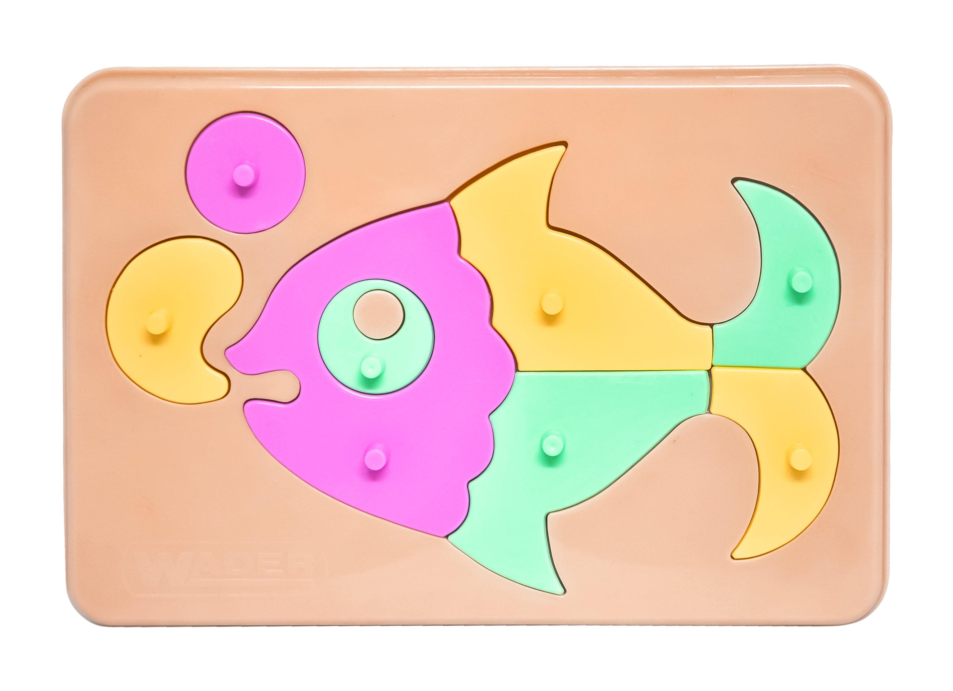 Bioplastic toys - Baby puzzle bubble fish educational toy. - T&M Toys