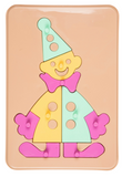 Bioplastic toys - Baby puzzle happy clown educational toy.